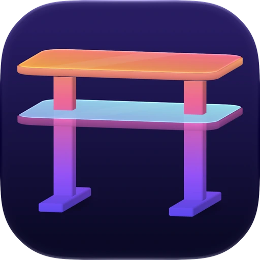 Deskpilot's dark app icon.