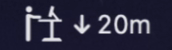 Deskpilot's standing posture icon and countdown.